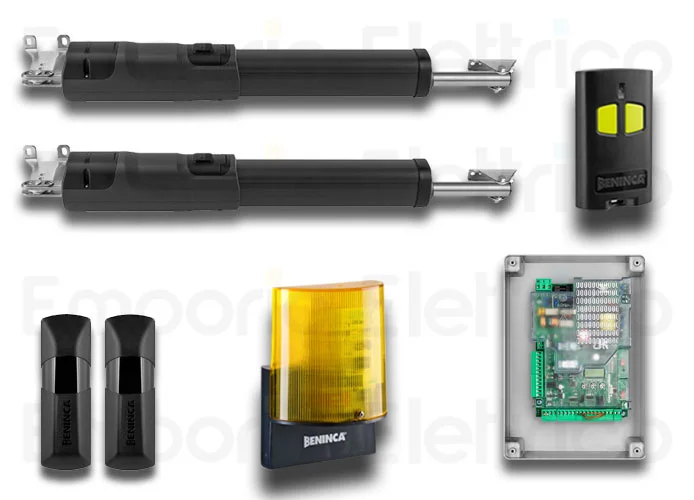 beninca kit d'automatisation pour portails battants 24V 959003362 ktom3024e 