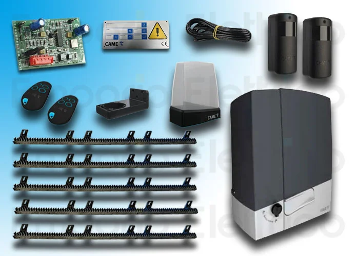 came kit automatisme bxv plus 801ms-0570+ 5 mt crémaillère nylon emp8k01ms-056crem5