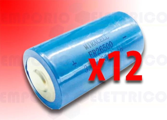 bft paquet 12 batteries pour photocellules barre palpeuse 2600425 n999465