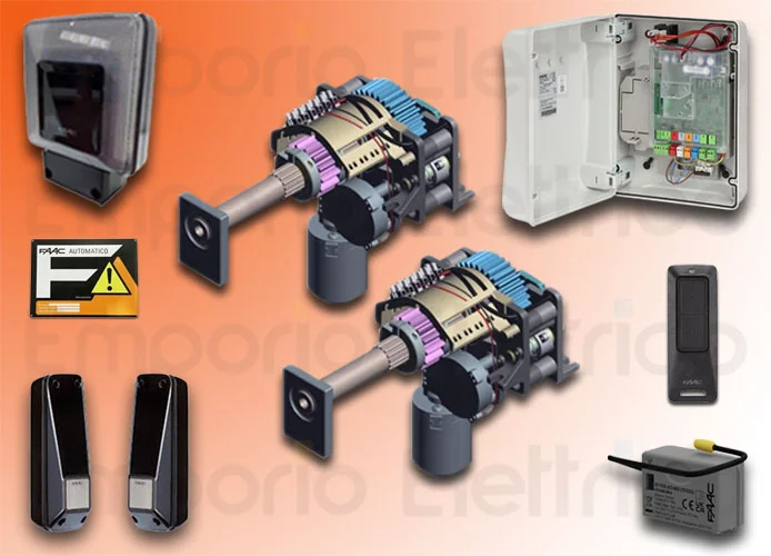 faac kit automatisme 24v high kit perfect 60 12020
