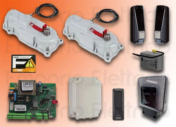 faac kit automatisme 230v power kit perfect 60 120017