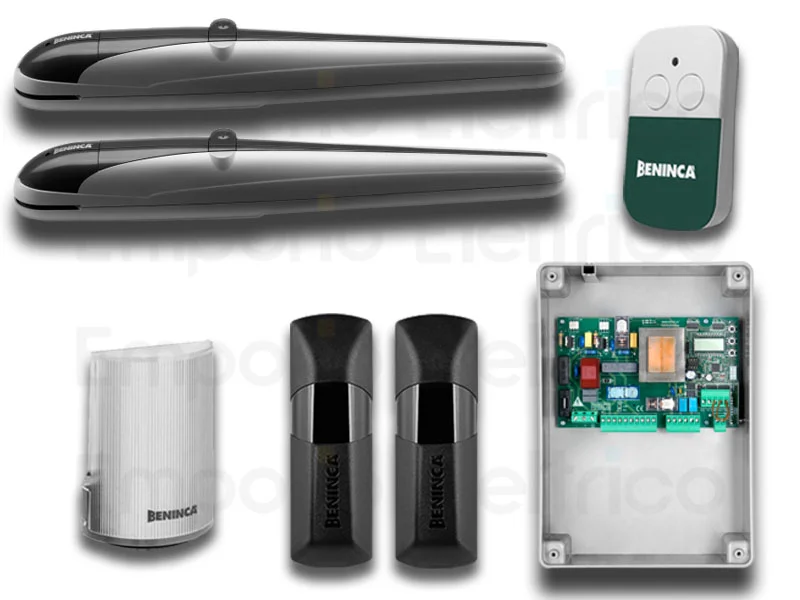 beninca kit d'automatisation pour portails battants 230v kbob21m ss 959000980 beninca kit d'automatisation pour portails battants 230v kbob21m ss 959000980