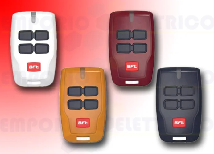 bft kit 4 télécommandes mitto b 433 mhz rcb04 r6 rainbow 2611137 n999629