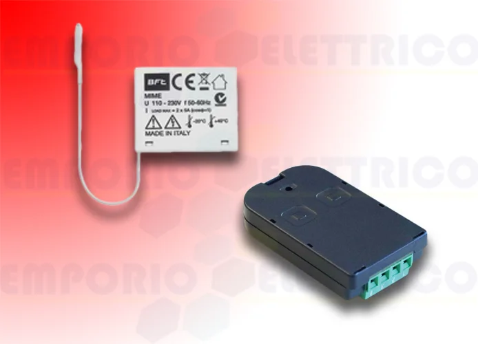 bft récepteur 2 canaux d'intérieur 433 mhz mime ac tx kit 2611781 r400007