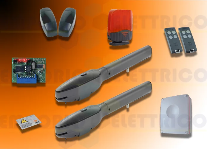cardin kit pour portails battants avec vantail jusqu'à 3m (250kg) 230v kt-blade3