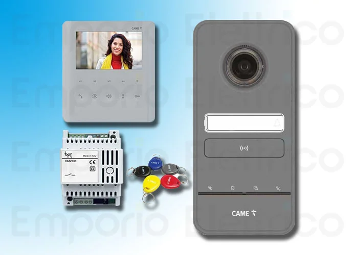 came bpt kit de vidéophonie maison individuelle x1 kit vidéo plx wifi + lhs 8k40cf-033