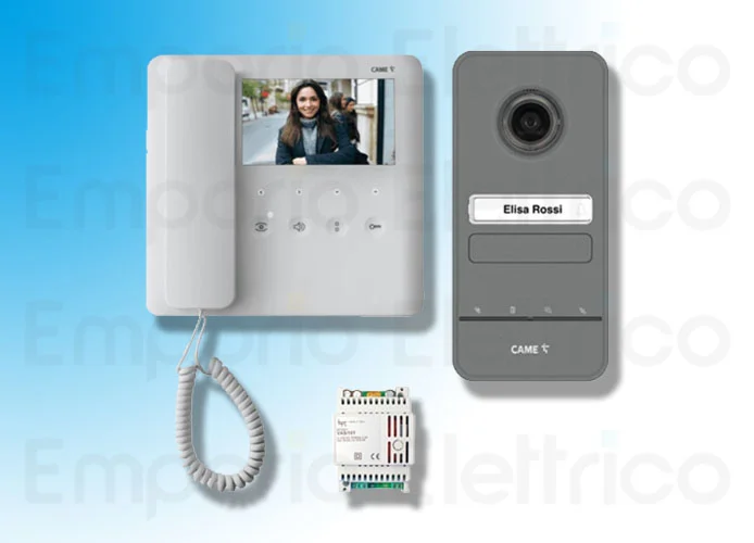 came bpt kit de vidéophone unifamilial x1 kit vidéo agt + lhs 8k40cf-030