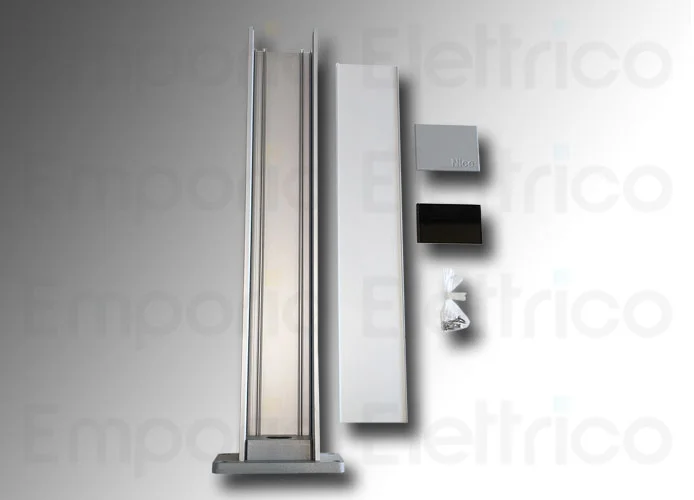 nice colonnette en aluminium h= 500mm pour 1 photocellule moyenne/grande era post pph1