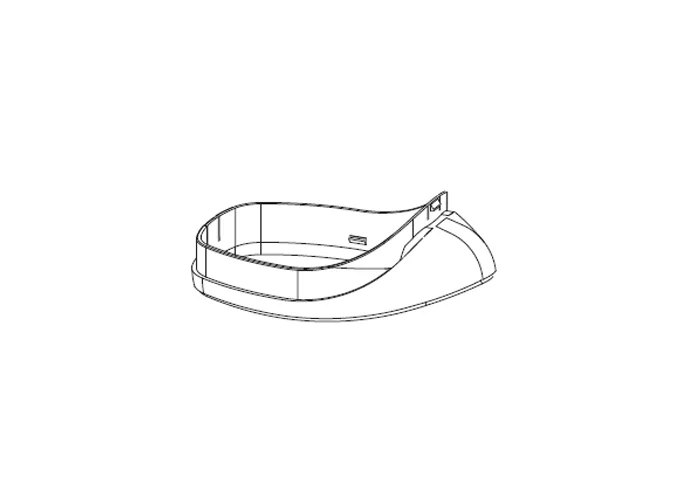 fadini pièce détachée bride de fixation antenne pour miri 4 46007