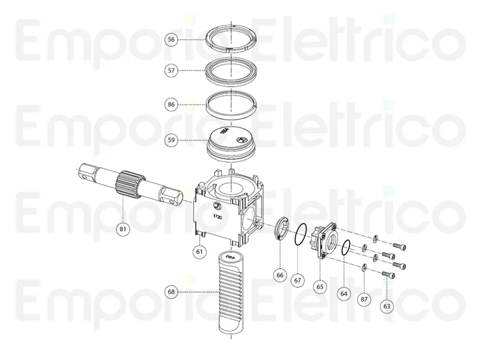 fadini pièce détachée piston complet pour aproli 480 480102