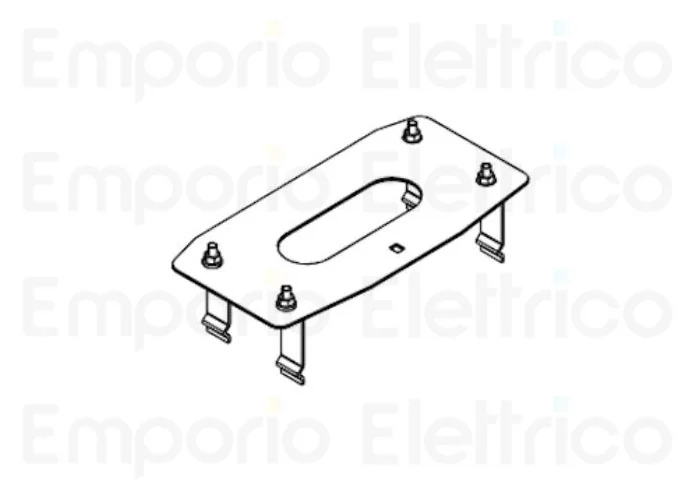 came pièce détachée plaque barrière gard gt8 88003-0158