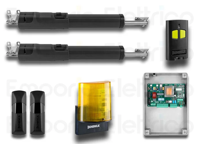 beninca kit d'automatisation pour portails battants 230vac ktom30m 959003363