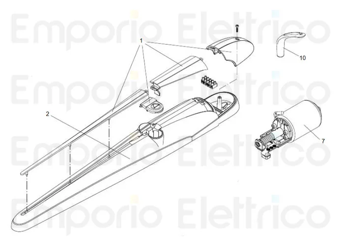 beninca pièce détachée moteur pour tom lt 24v pour bob2124.dk 968803080
