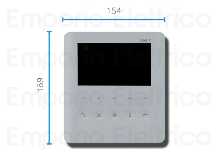 came bpt vidéophone mural mains libres plx v ip wifi 840ch-0170