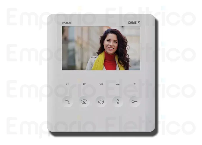 came bpt vidéophone mains libres plx v ip couleur blanc 840ch-0190