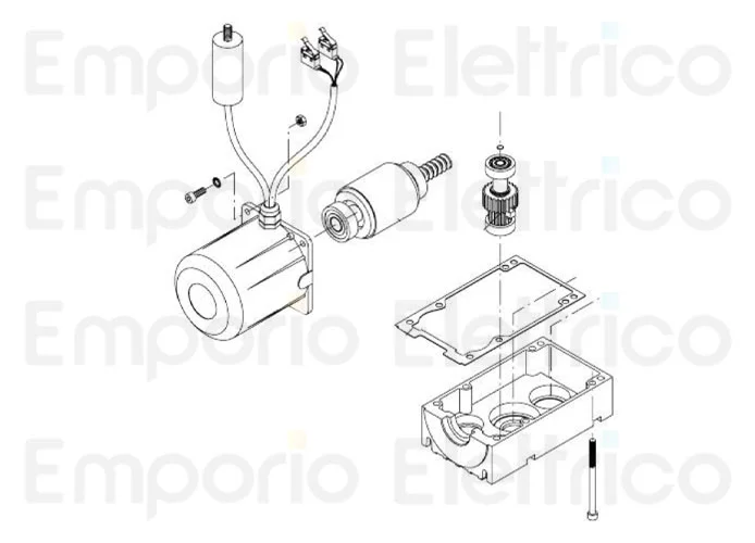 beninca pièce détachée capot moteur 3 du.45el 968613