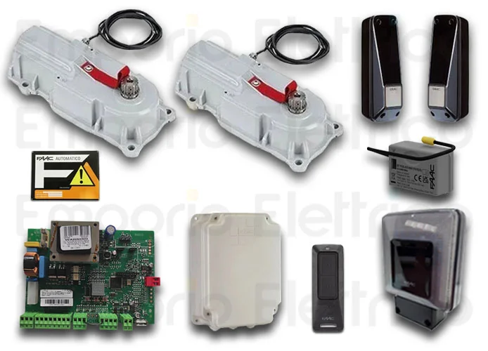 faac kit automatisme 230v power kit perfect 60 120017