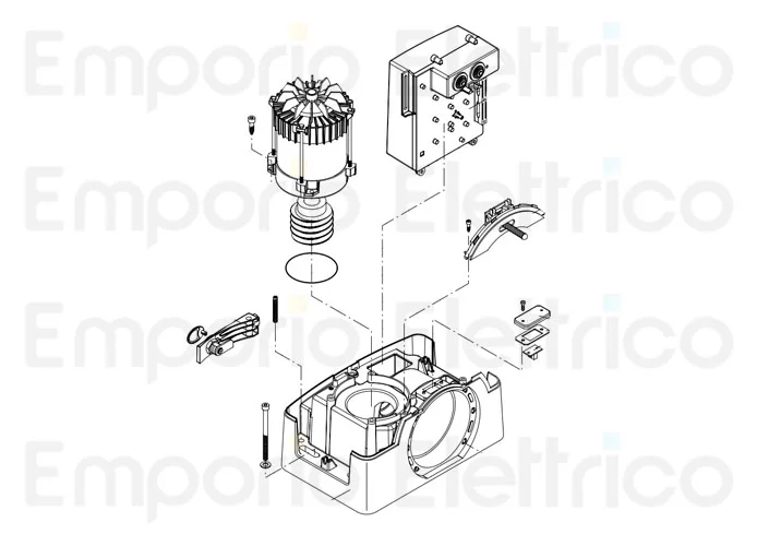 beninca pièce détachée moteur 230v pour bull10m 5b 9688228