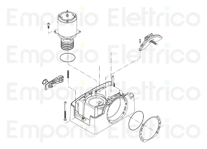 beninca pièce détachée carter assemblé bull1224 turbo 968600671