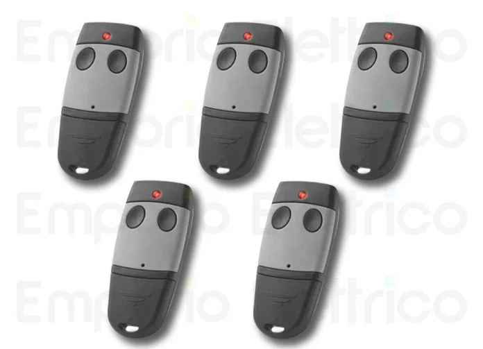 cardin 5 télécommandes 2 canaux 433 mhz s449 txc449200 (ex txq449200)