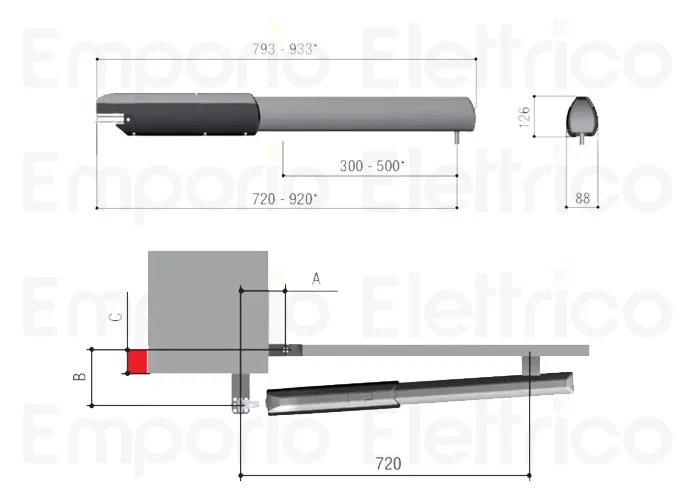 came motoréducteur ati 230v 001a3000a a3000a