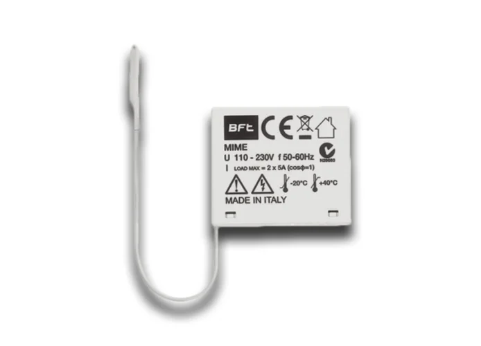 bft récepteur intérieur à 2 canaux 433 mhz mime ac 2600588 d113824
