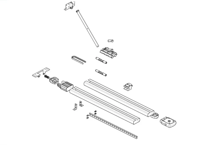 came page pièces détachées pour rail à courroie 001v0687 v0687