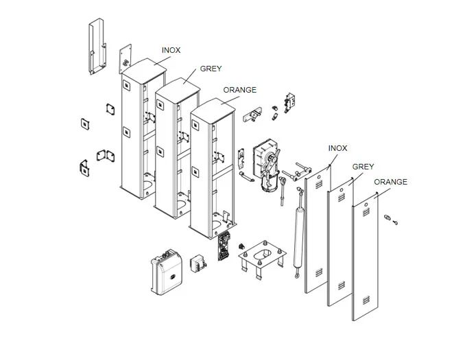 came page pièces détachées pour barrière g4000-g4001-g4000n v.1 