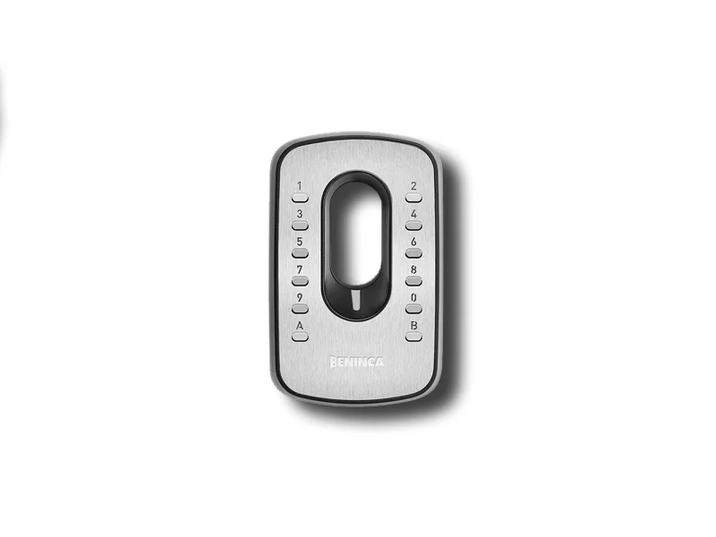 beninca clavier numérique sans fil inox triple codage ip54 iri.kpad inox 976002413