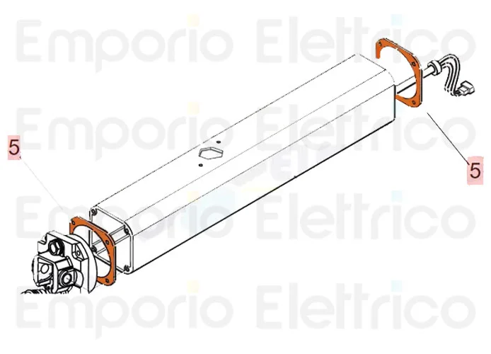 faac pièce détachée joint réservoir 84,7 x 84,7 mm 70991015