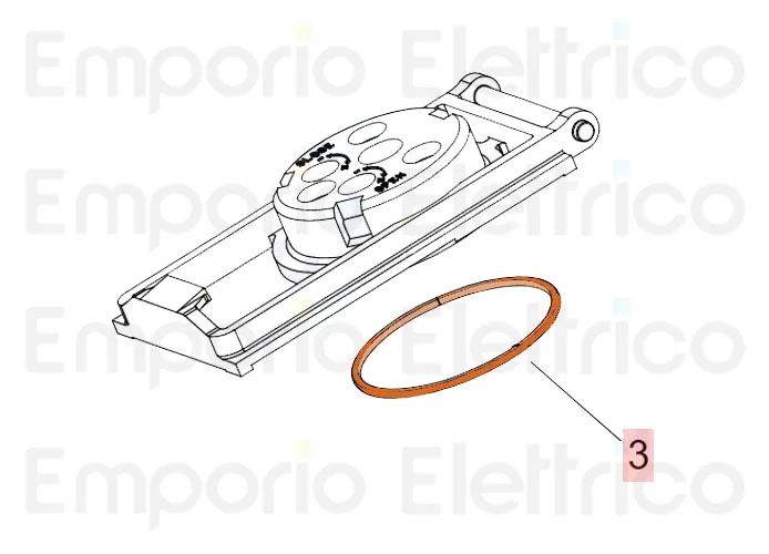faac pièce détachée joint or 41x1,78 (or 2162) 7090865