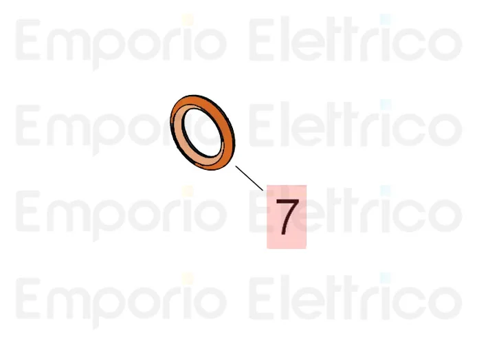 faac pièce détachée joint o-ring  6,75x1,78 ( 106) 7090030015
