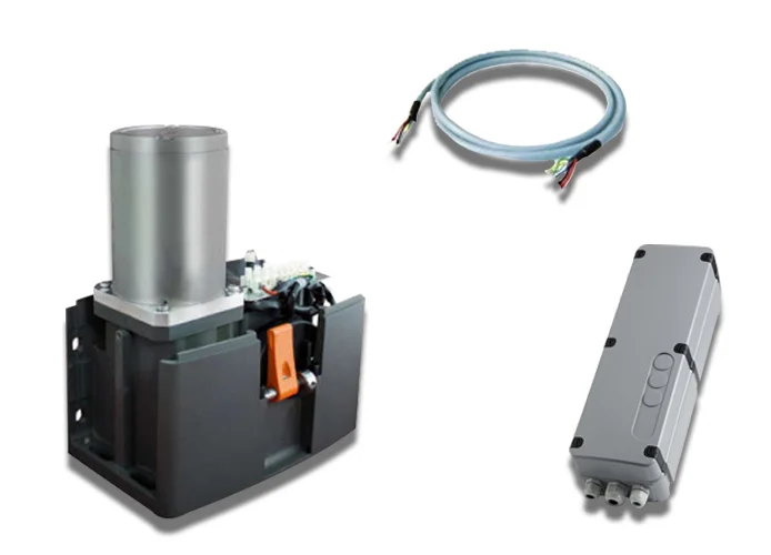 cardin kit intégrable pour portails coulissants jusqu'à 1000kg 24v kt-sli24draco