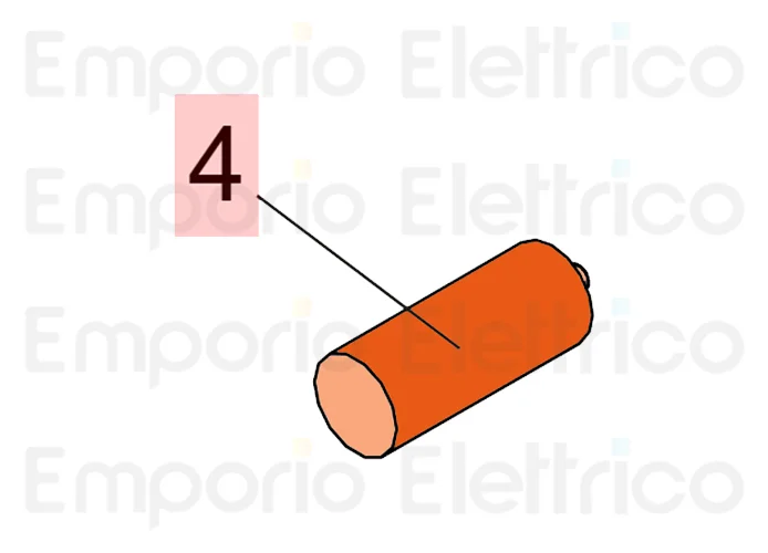 faac pièce détachée condensateur 10µf mka 450v 760024
