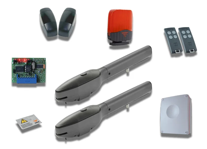cardin kit pour portails battants avec vantail jusqu'à 3m (250kg) 24v kt-blade324
