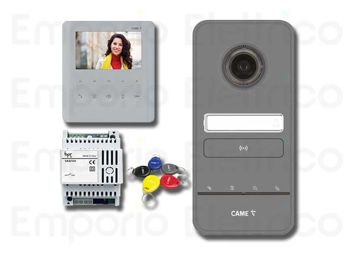 came bpt kit de vidéophonie maison individuelle x1 kit vidéo plx wifi + lhs 8k40cf-033