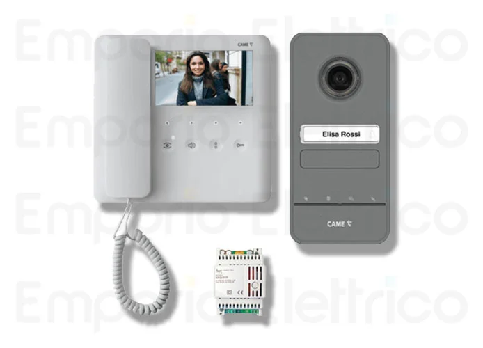 came bpt kit de vidéophone unifamilial x1 kit vidéo agt + lhs 8k40cf-030