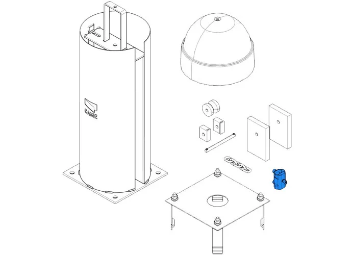came pièce détachée verrou fixation pour chaîne cat-i 119rix017