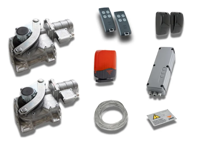 cardin kits moteurs enterrés pour portails battants 24v kt-hlxcore24cc