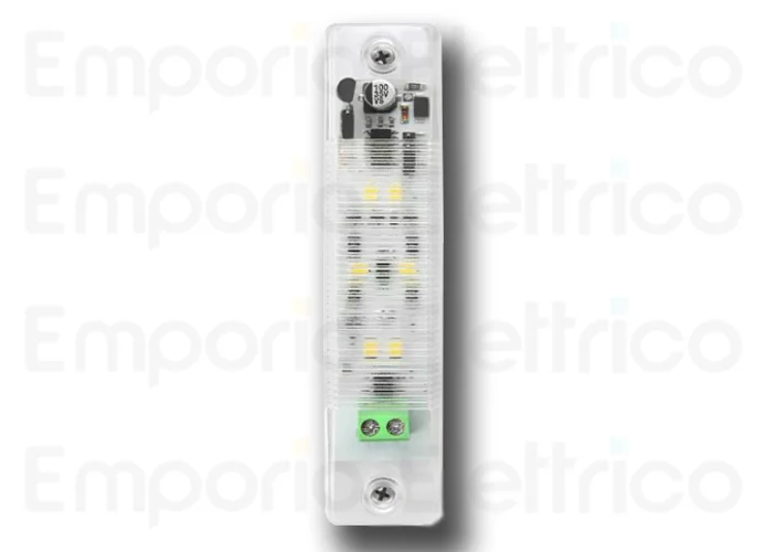 nologo clignotant à led mini 12/24 blanc transparent flash-in cl