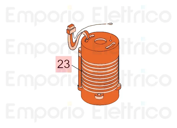 faac pièce détachée moteur électrique 220v h 125 2p. c/t 7704065