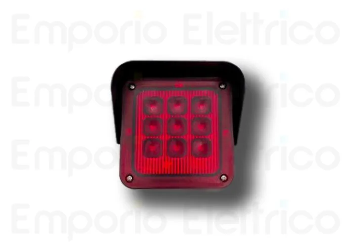 vds feu de signalisation 1 voyant - rouge 12/24v sem-1 550/3040