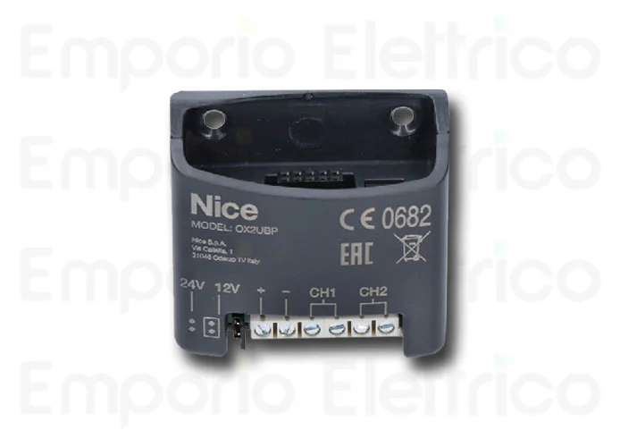 nice interface hardware universelle récepteurs enfichables série oxi ox2ubp