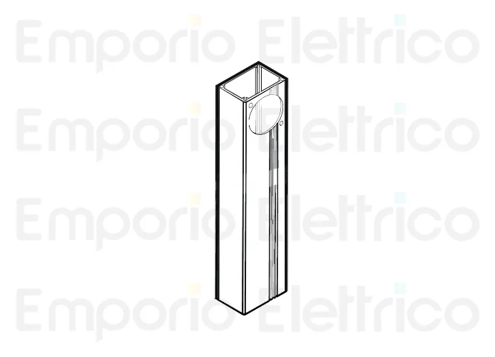 fadini pièce détachée tubulaire en aluminium pour colonnette de 1,20m pour prit 19 44206