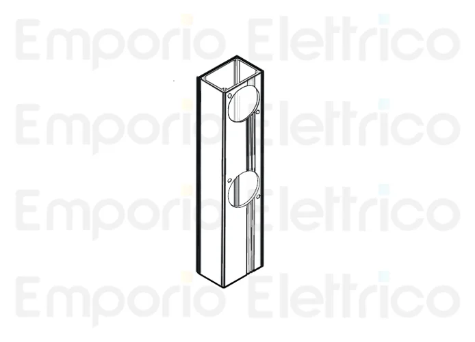 fadini pièce détachée tubulaire en aluminium pour colonnette de 1,20m pour prit 19 44207