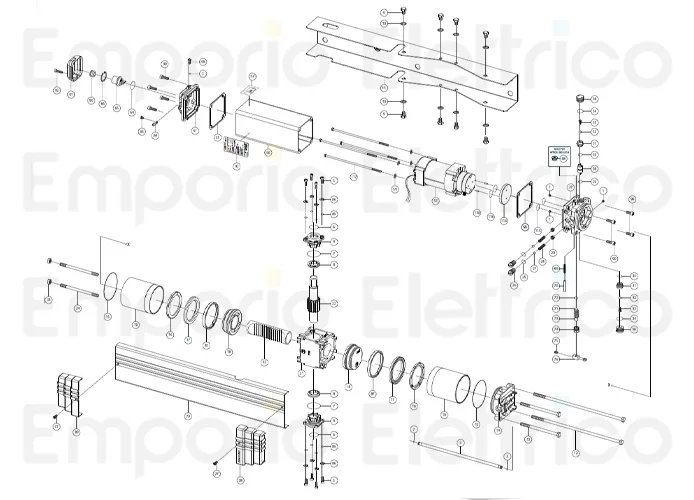 fadini pièce détachée tireur m8x126 pour aproli 380 lb 38024