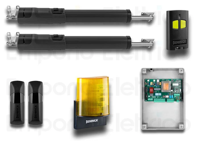 beninca kit d'automatisation pour portails battants 230vac ktom40m 959003367