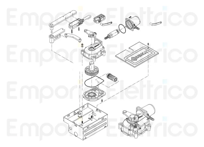 beninca pièce détachée rotor assemblé pour du.it9/14 9686288