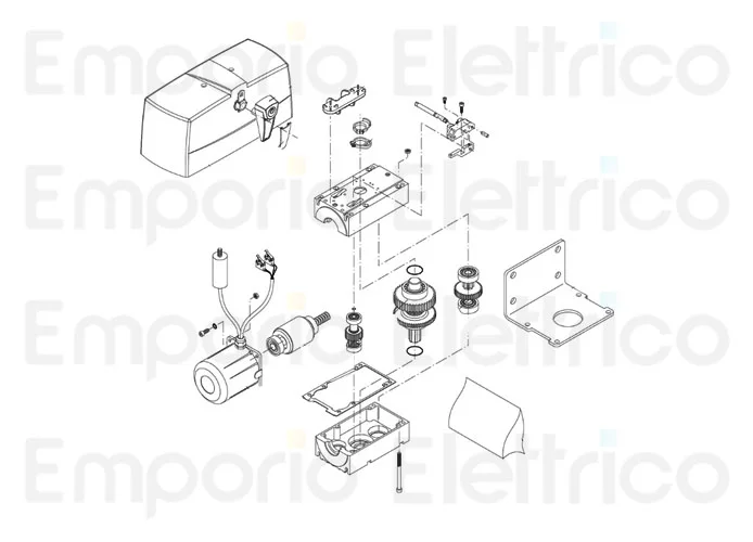 beninca pièce détachée piastra zn pour du.45e/r/24v 9686129
