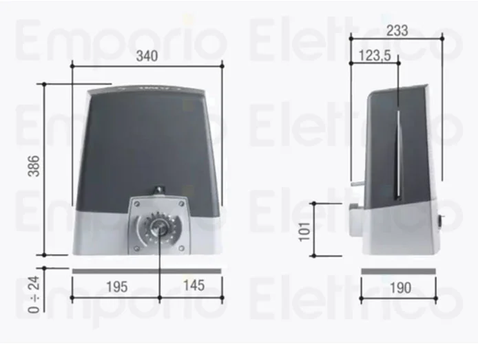 came automatisme bkx 24v bkx08agf 801ms-0690